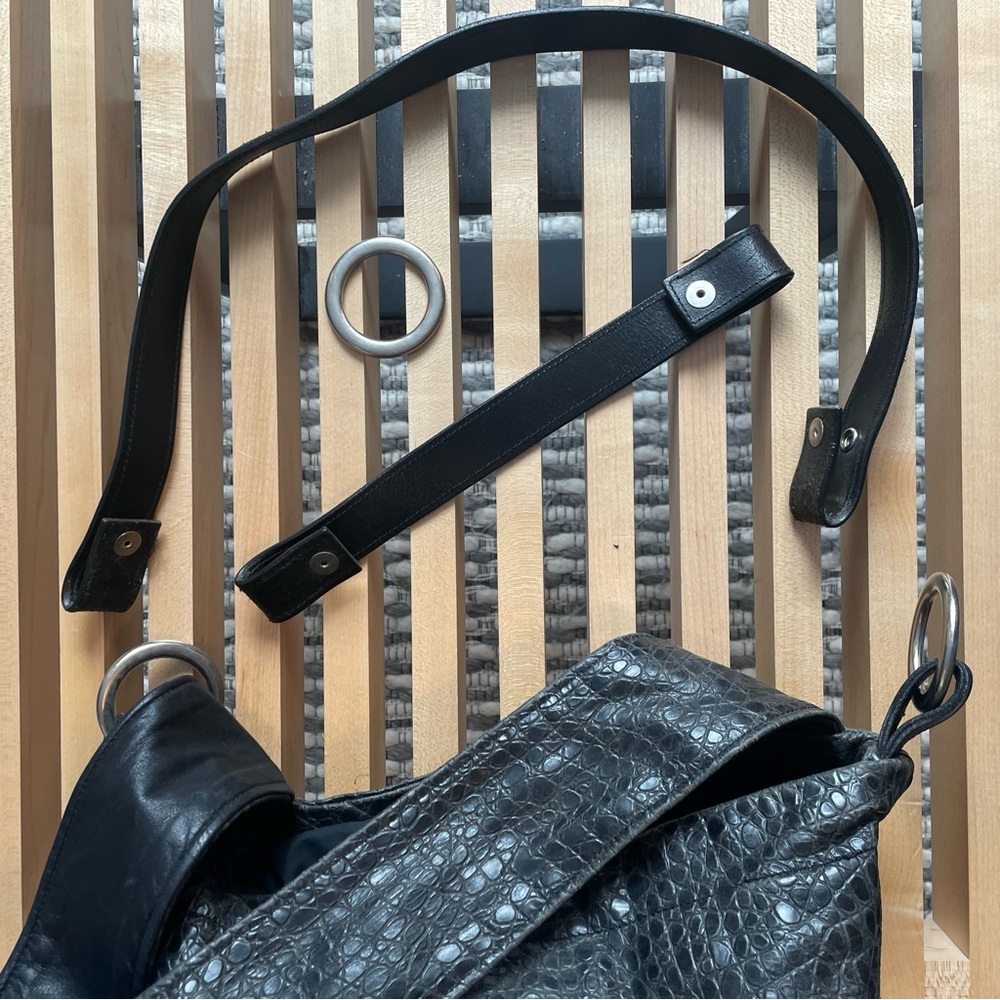 3-Way Crossbody Leather Bag, Handmade in Canada